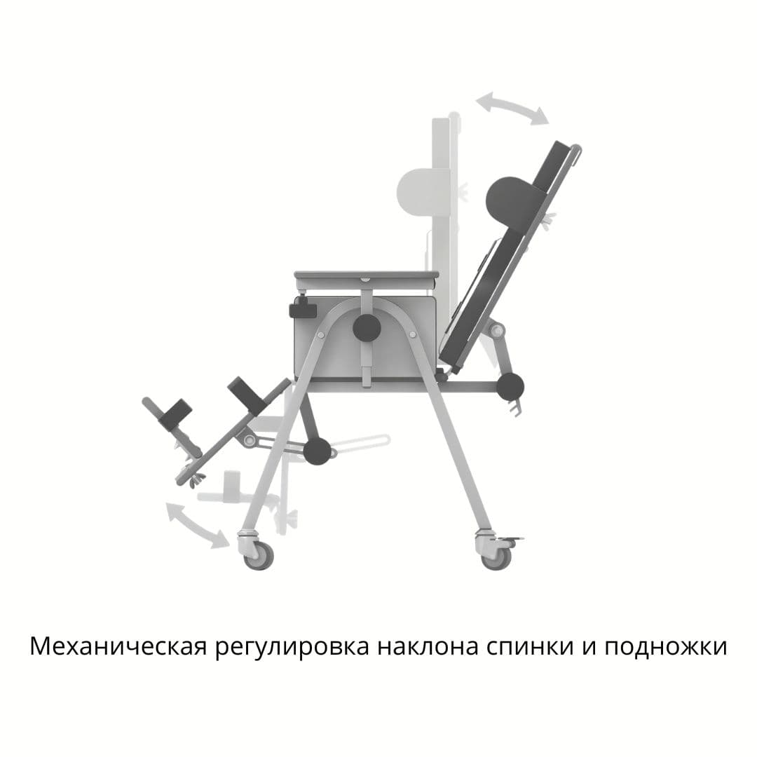 Приспособление для занятий детей-инвалидов СН-37, Стул ортопедический детский СН 37.01.01 (02) - Изображение 7 из 10