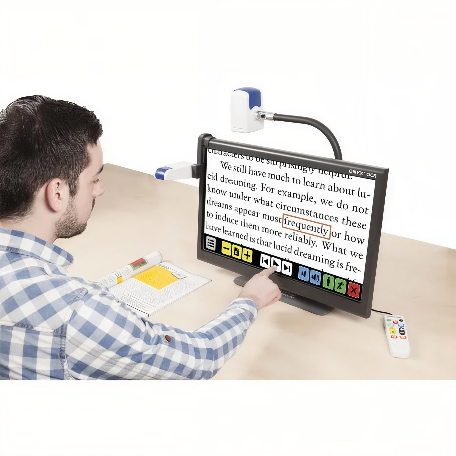 «ONYX Deskset XL» стационарный видеоувеличитель - Изображение 6 из 7