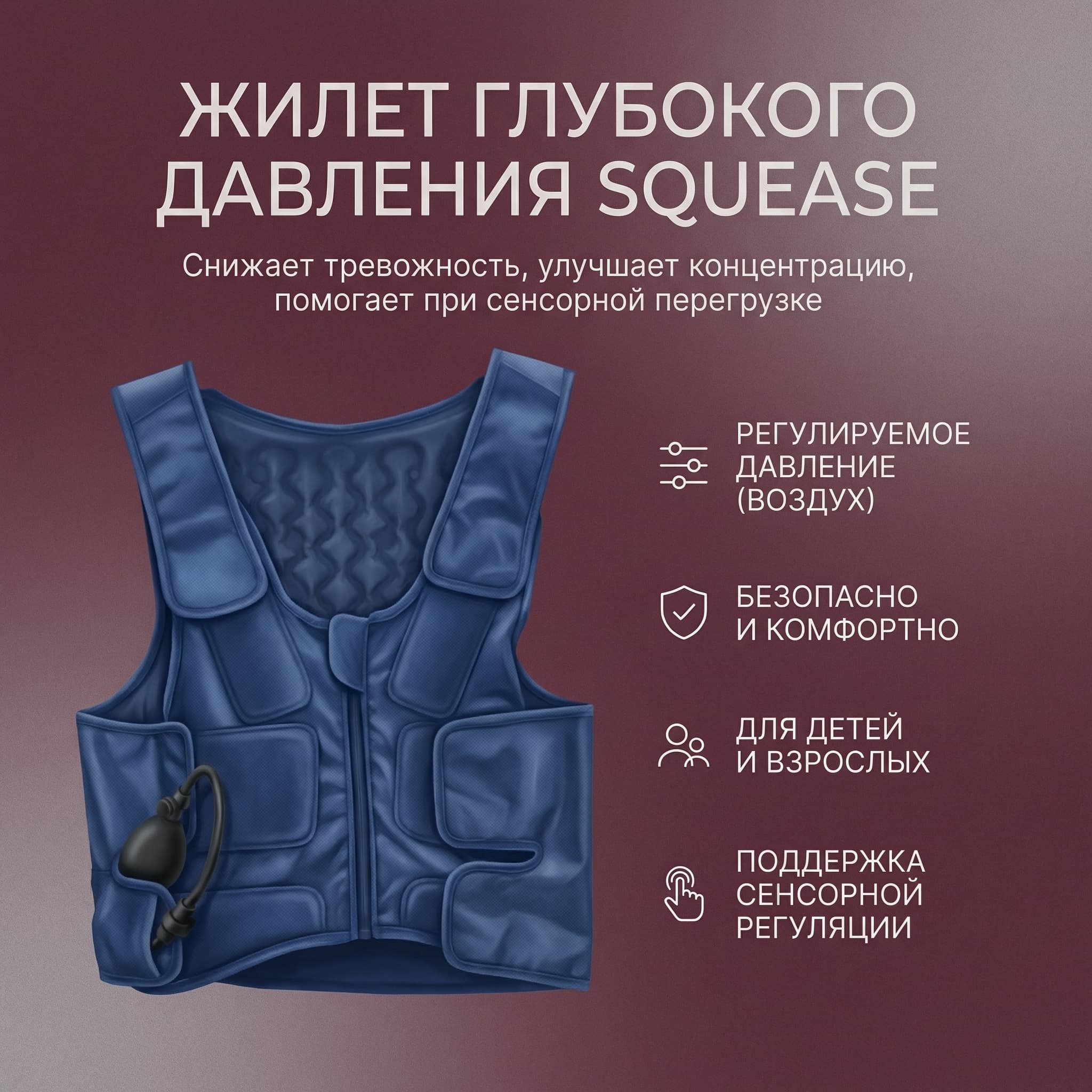 Жилет Squease (СКВИЗ) глубокого давления - Изображение 11 из 11