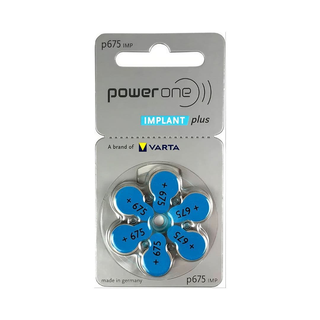 Одноразовые батарейки PowerOne 675 - Изображение 1 из 1